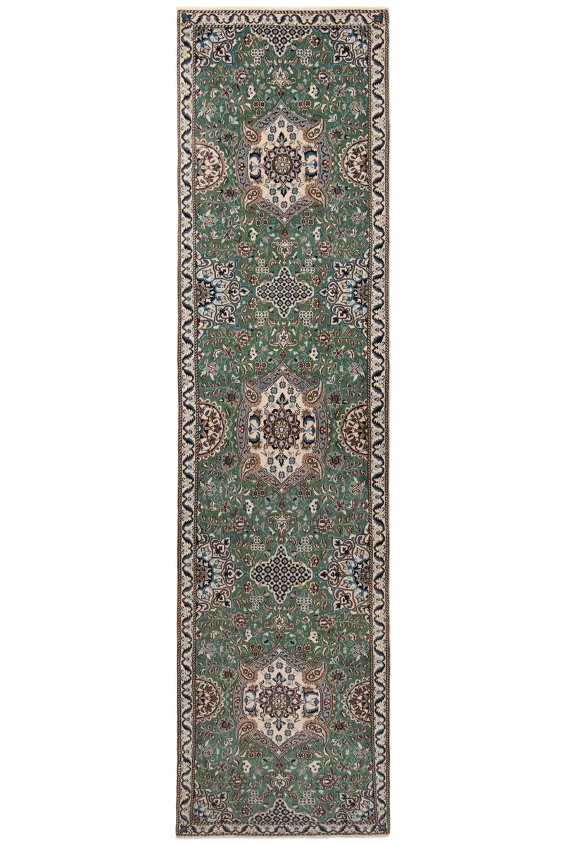 Alfombra Persa Nain 9La | 370 x 93 cm
