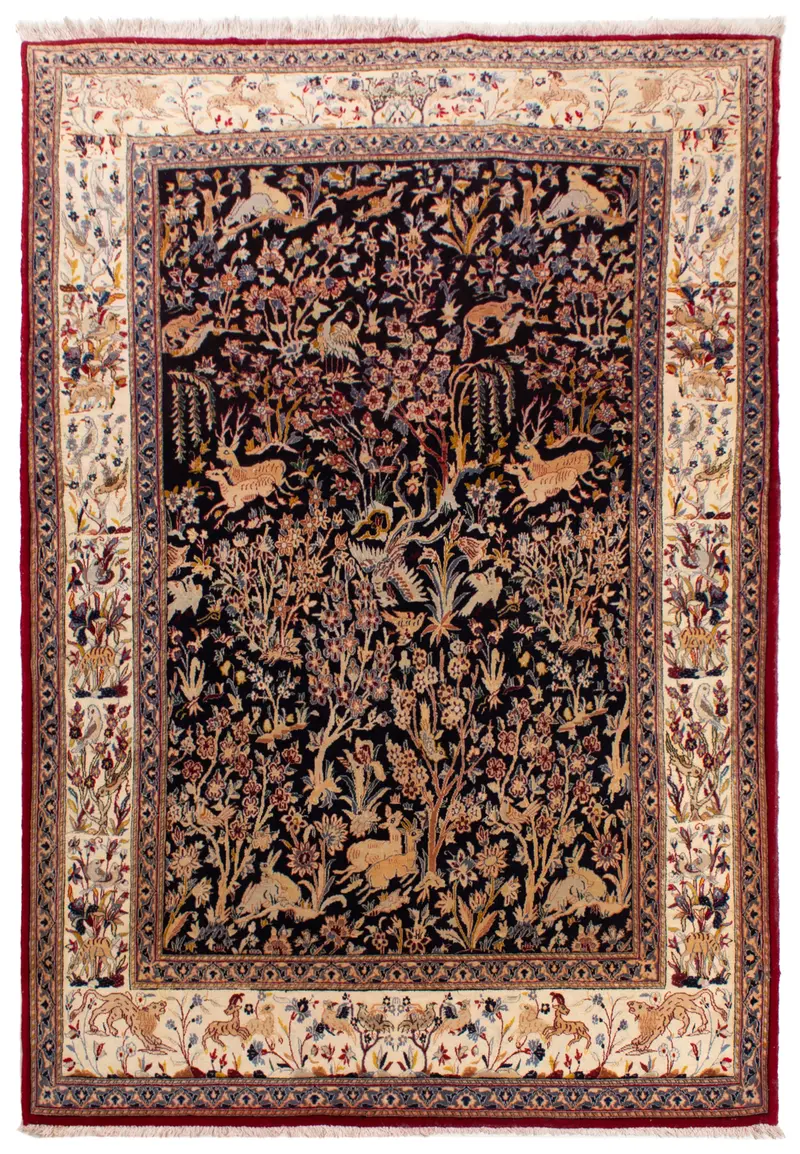 Alfombra Persa Nain Antigua | 238 x 154 cm