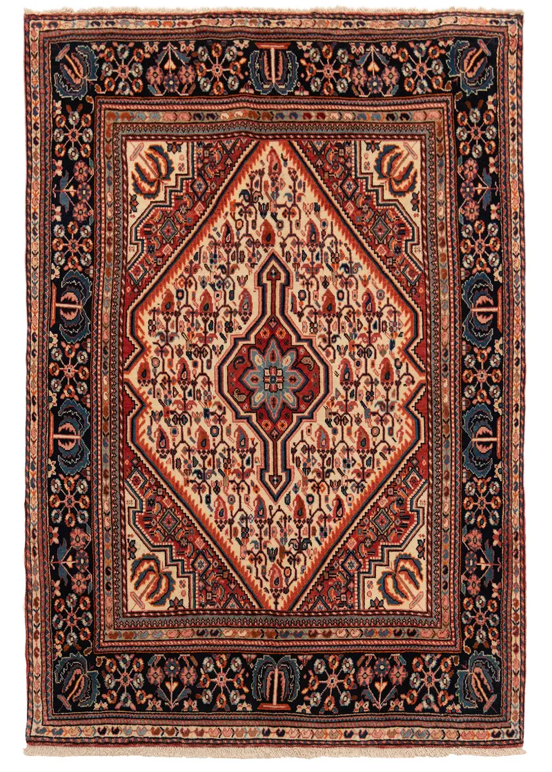Alfombra persa Sarough | 155 x 104 cm