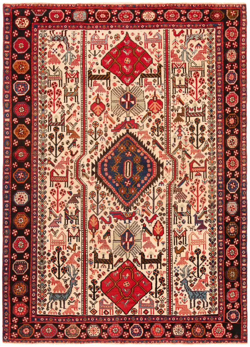 Alfombra persa Sirjan Afshar | 203 x 147 cm