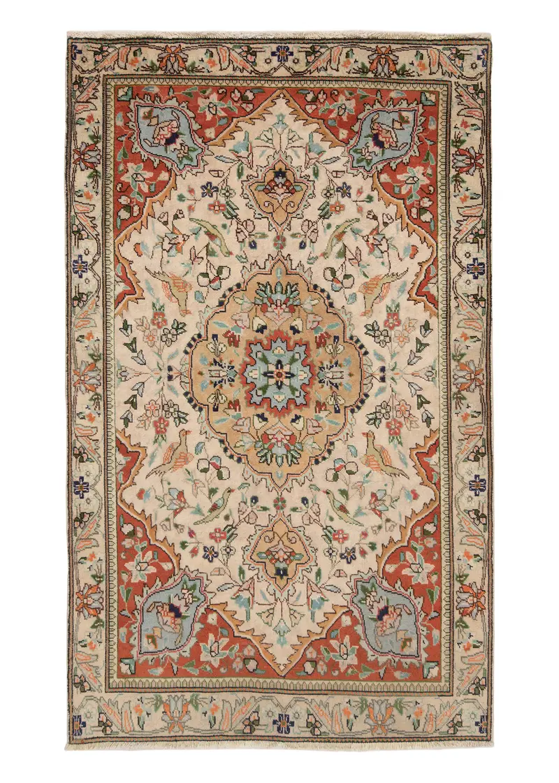 Alfombra persa Tabriz | 157 x 97 cm