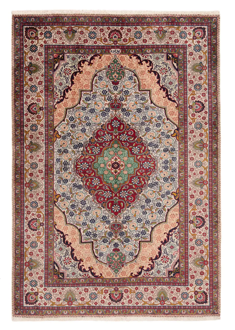 Alfombra persa Tabriz | 201 x 139 cm