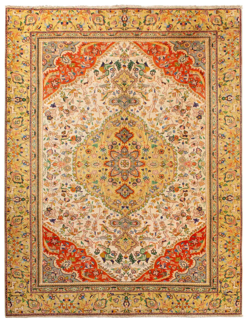 Alfombra Persa Tabriz | 272 x 191 cm
