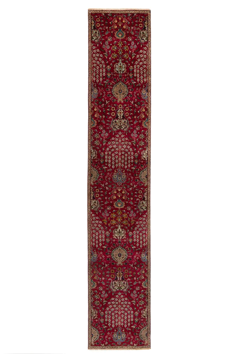 Alfombra Persa Tabriz | 383 x 70 cm