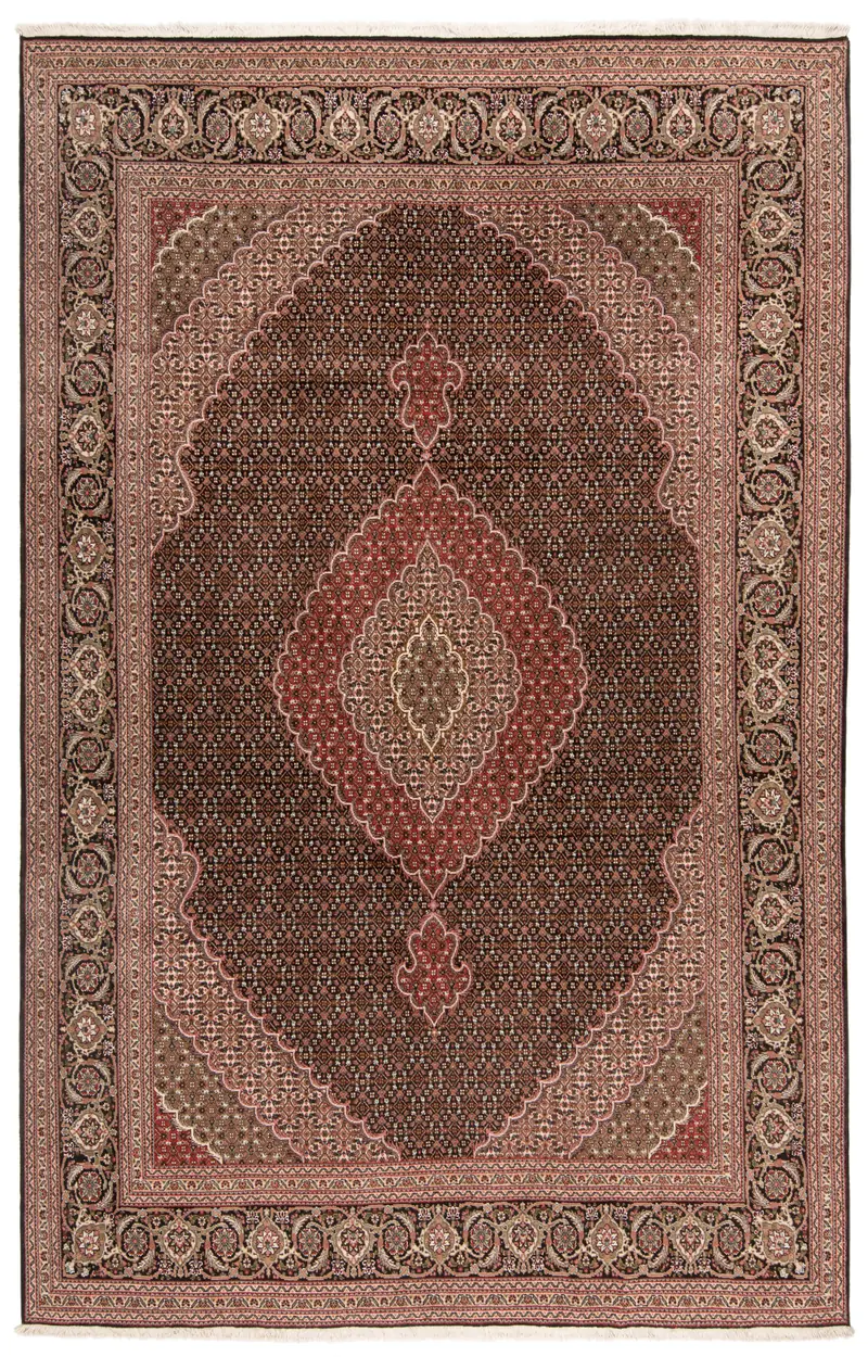 Alfombra persa Tabriz 40 Raj | 303 x 195 cm