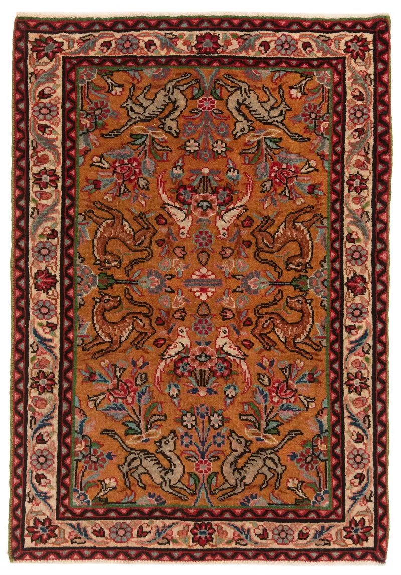 Alfombra Persa Tabriz | 95 x 65 cm