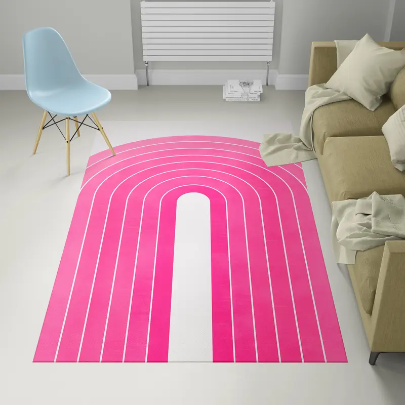 Alfombra vinílica Bauhaus Arocoiris Rosa