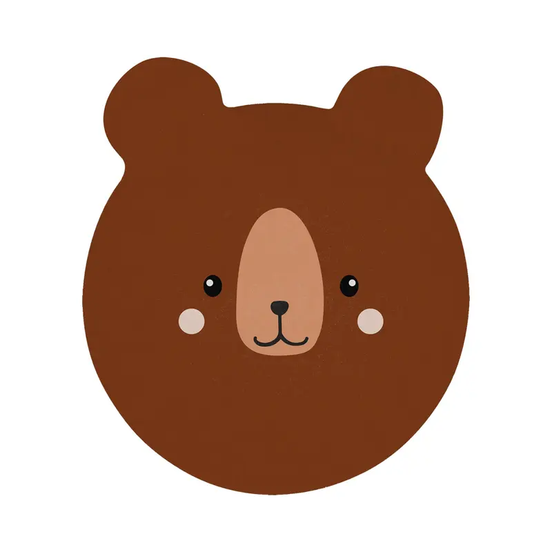 Alfombra vinílica Infantil Oso Bosque
