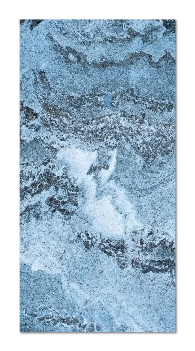 Alfombra Vinílica Mármol Azul
