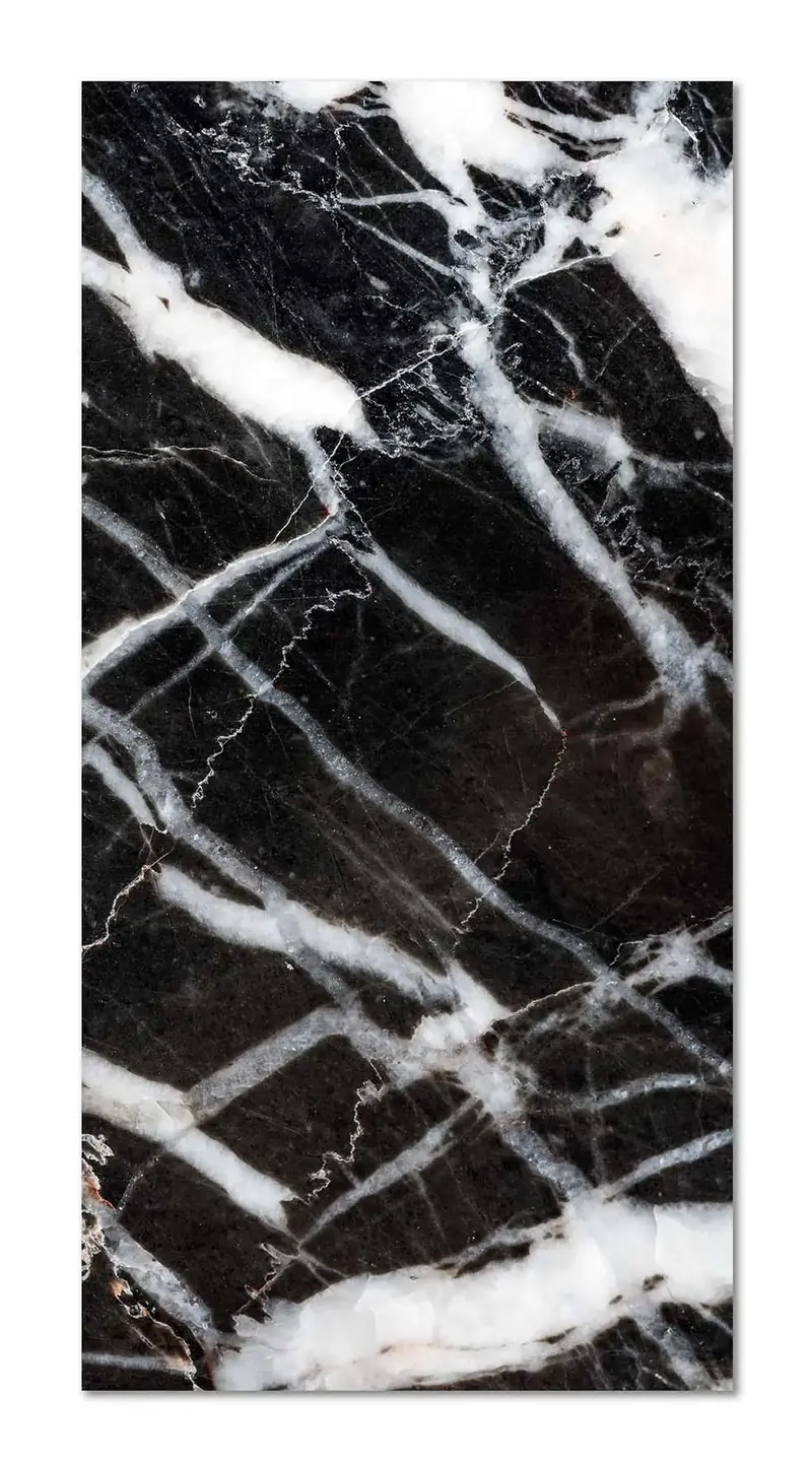 Alfombra Vinílica Mármol Negro