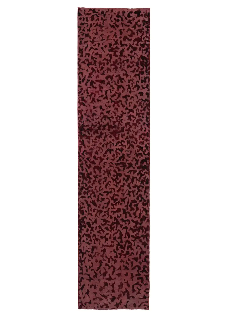 Alfombra vintage con relieve | 375 x 97 cm