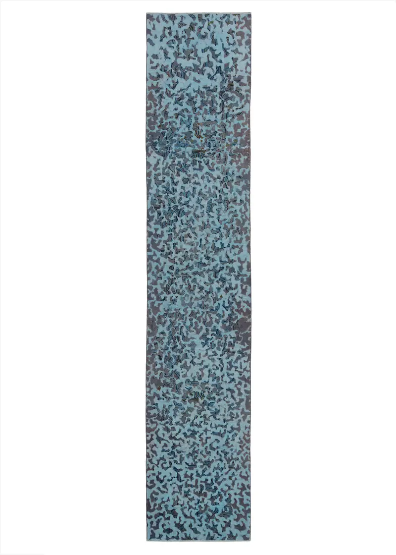 Alfombra vintage con relieve | 385 x 74 cm
