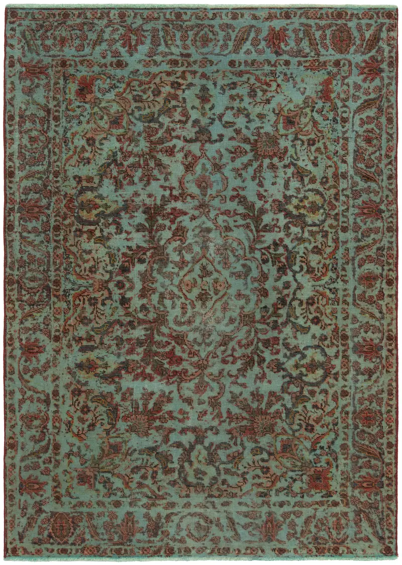 Alfombra vintage en relieve | 190 x 133 cm