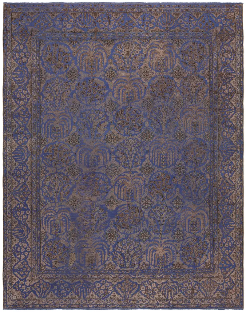 Alfombra vintage en relieve | 342 x 269 cm