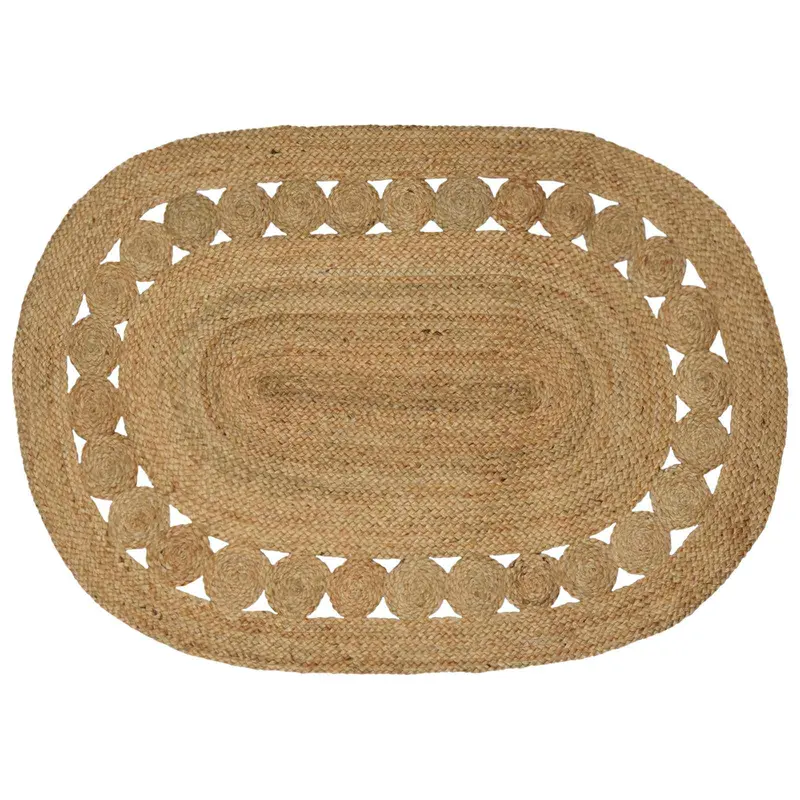 Alfombras de área Natural 100 x 152 cm yute