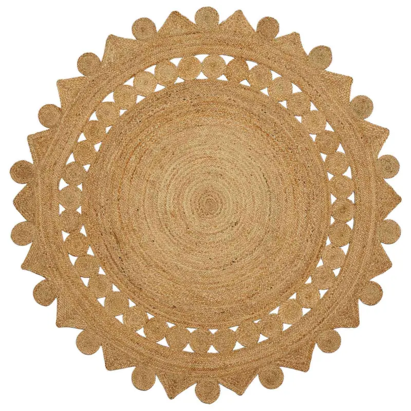 Alfombras de área Natural Ø 180 cm yute
