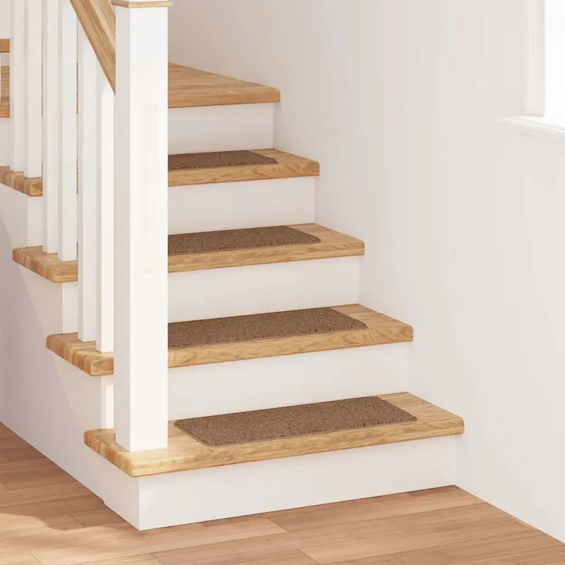 Alfombrillas Antideslizantes para Escalera 15 pcs Amarillo