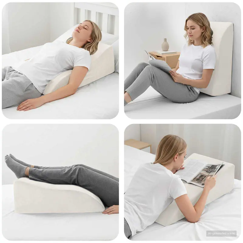 Almohada para Piernas 68 x 40 x 18 cm Espuma PU