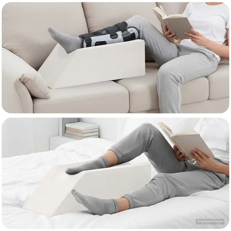 Almohada para Piernas Liso 68 x 25 x 21,5 cm Espuma PU