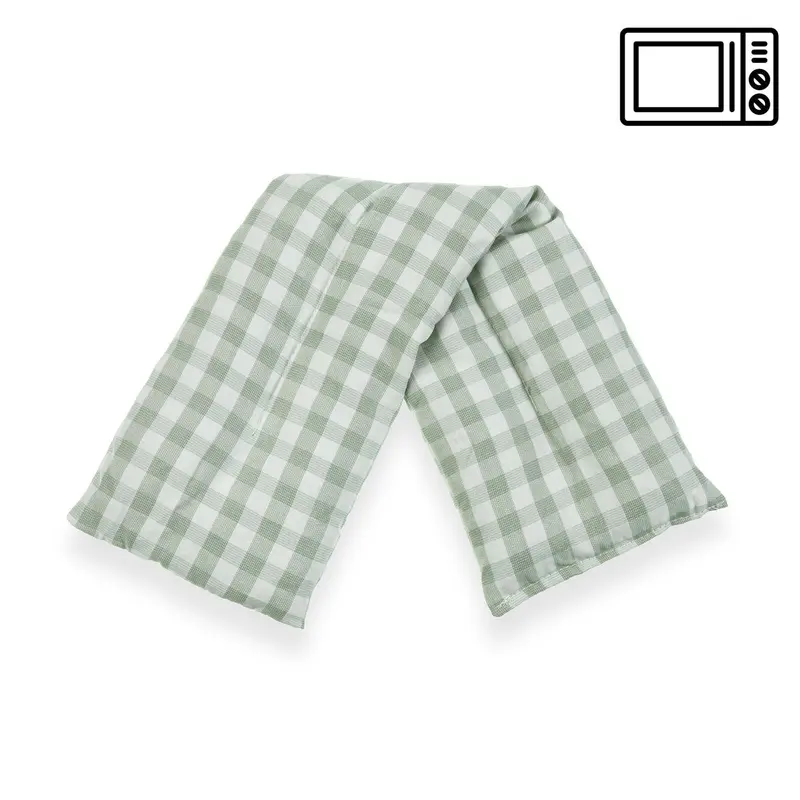 ALMOHADA TERMICA VICHY VERDE 45x12