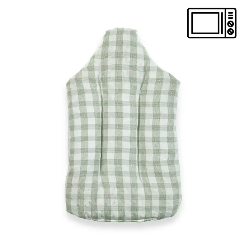 ALMOHADA TERMICA VICHY VERDE