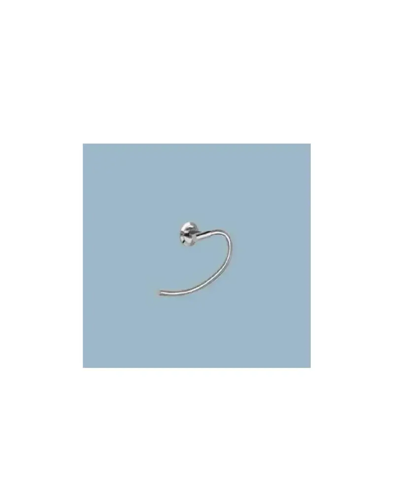 Anilla para baño de acero inoxidable con acabado brillo FOCUS de Aquore