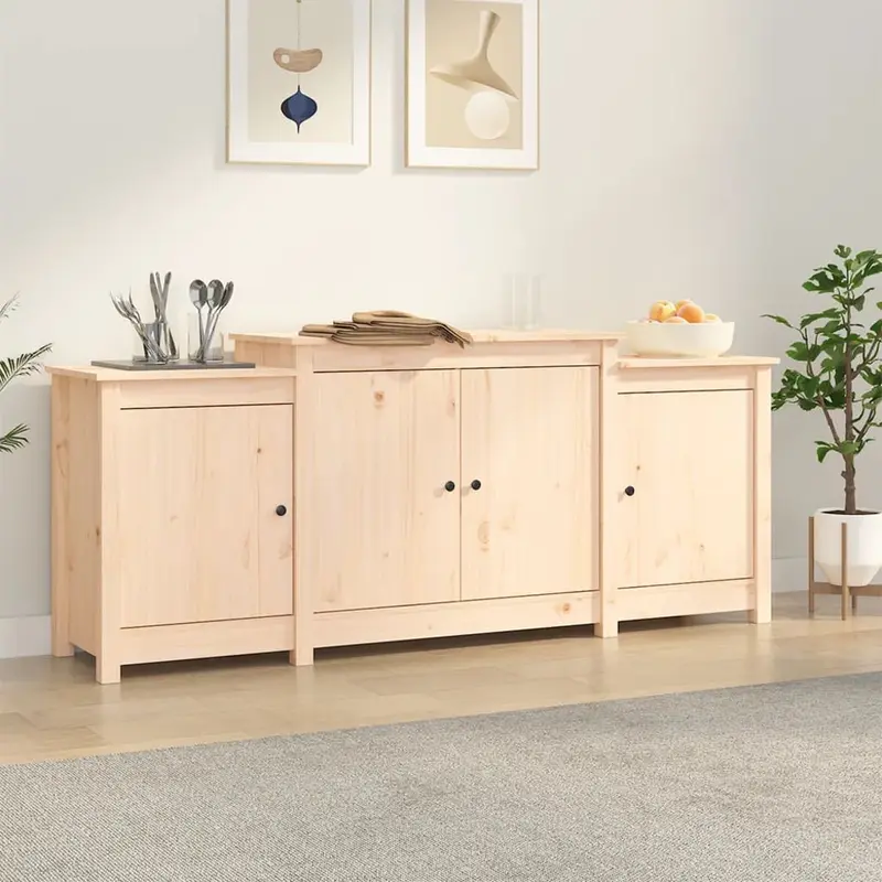 Aparador 164x37x68 cm Madera maciza de pino