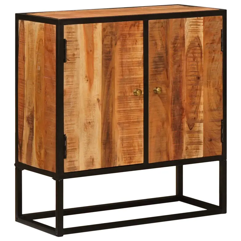Aparador Beta Natural 70 x 30 x 75 cm Madera de Acacia Sólida