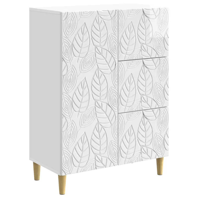 Aparador Blanco Brillante 66 x 34,5 x 90 cm