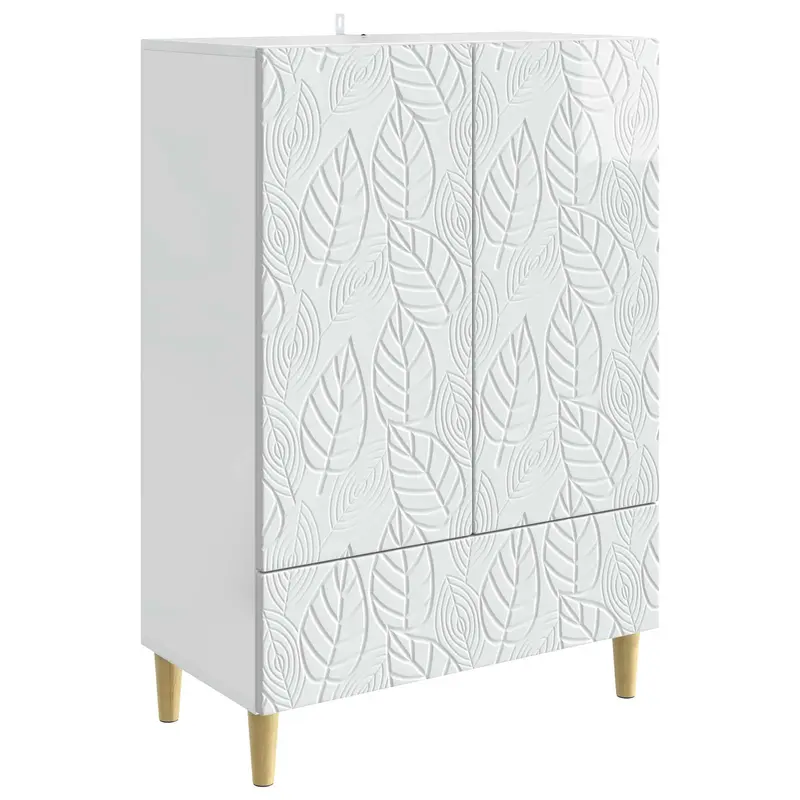 Aparador Blanco Brillante 66 x 34,5 x 95 cm