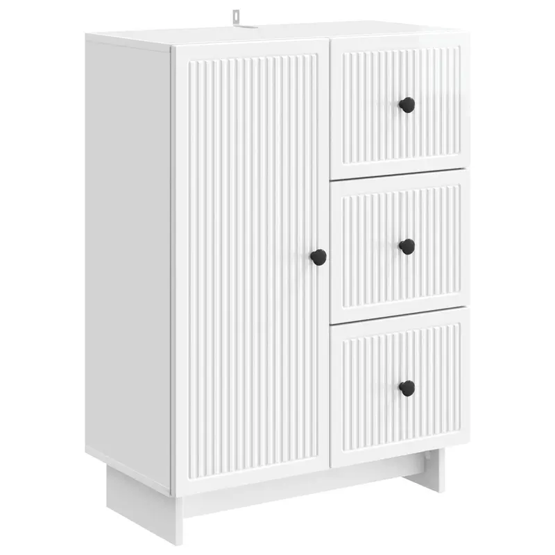Aparador Brillante 66 x 34,5 x 90 cm Madera de Ingeniería