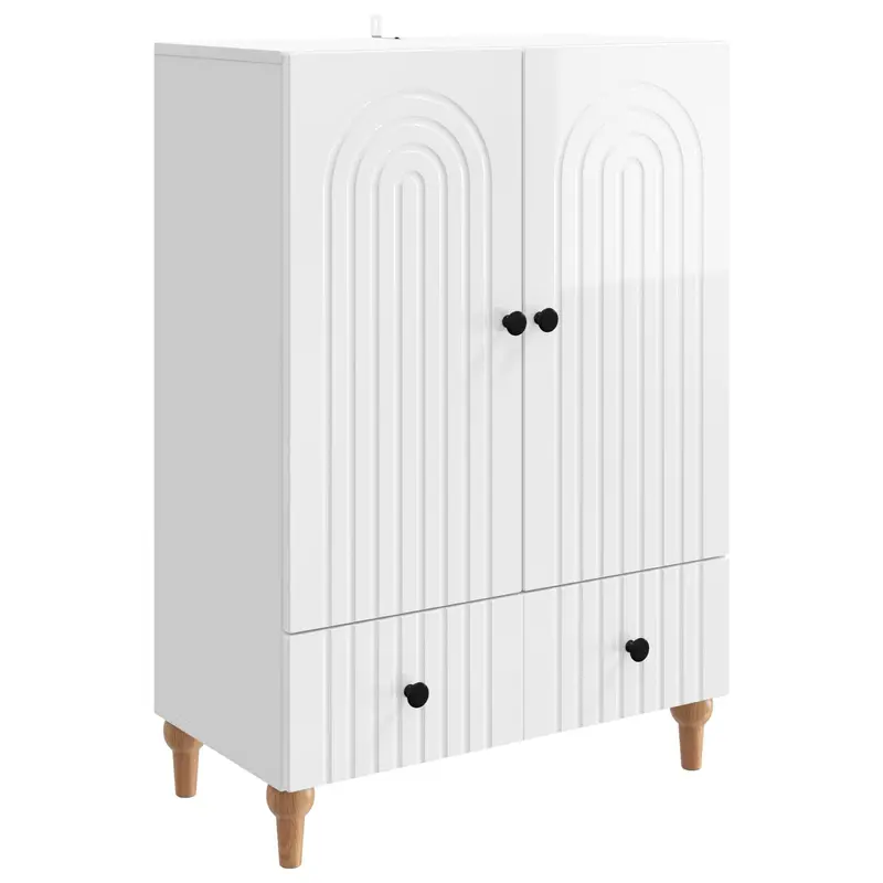 Aparador Brillante 66 x 34,5 x 95 cm Madera de Ingeniería