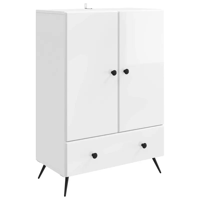 Aparador Brillante 66 x 34,5 x 95 cm Madera de Ingeniería