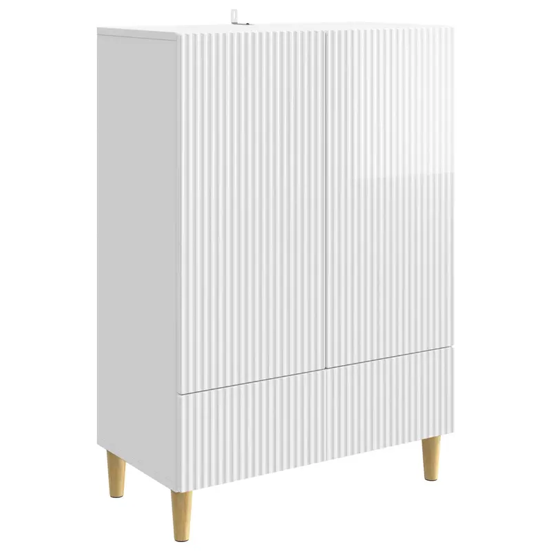 Aparador Brillante 66 x 34,5 x 95 cm Madera de Ingeniería