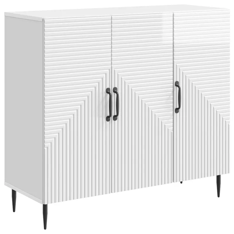 Aparador Brillante 89 x 34,5 x 80 cm Madera de Ingeniería