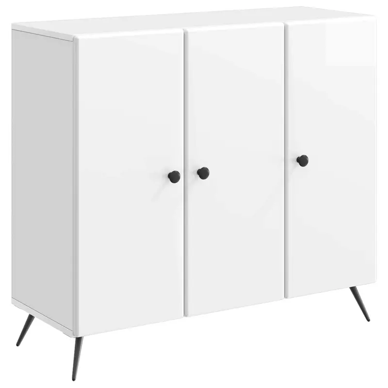 Aparador Brillante 89 x 34,5 x 80 cm Madera de Ingeniería