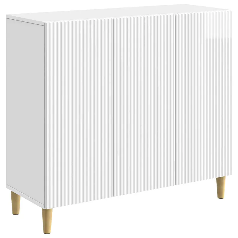 Aparador Brillante 89 x 34,5 x 80 cm Madera de Ingeniería