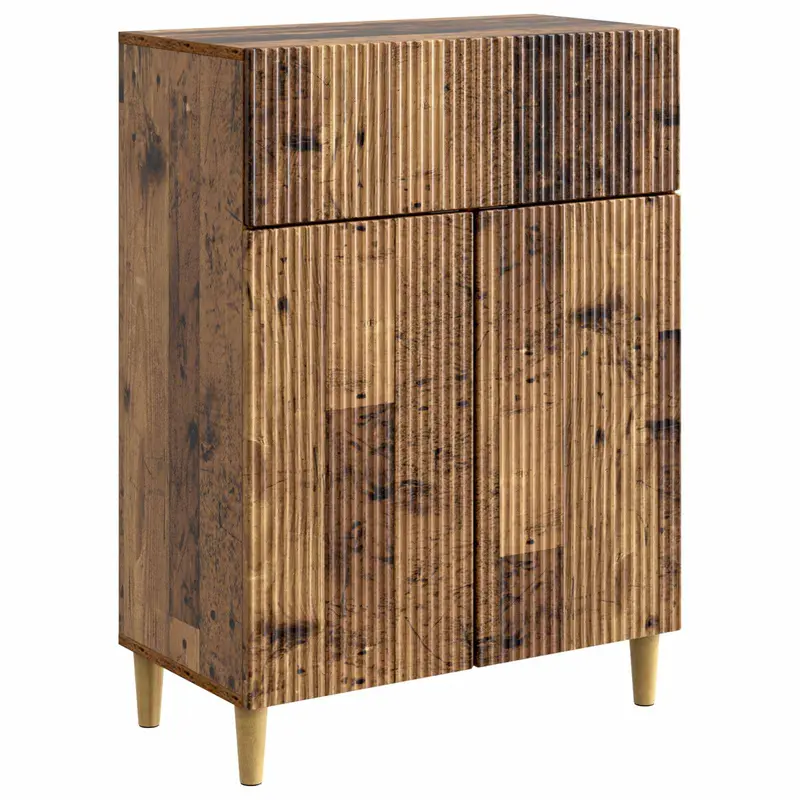 Aparador con cajón Madera envejecida 66 x 34,5 x 90 cm