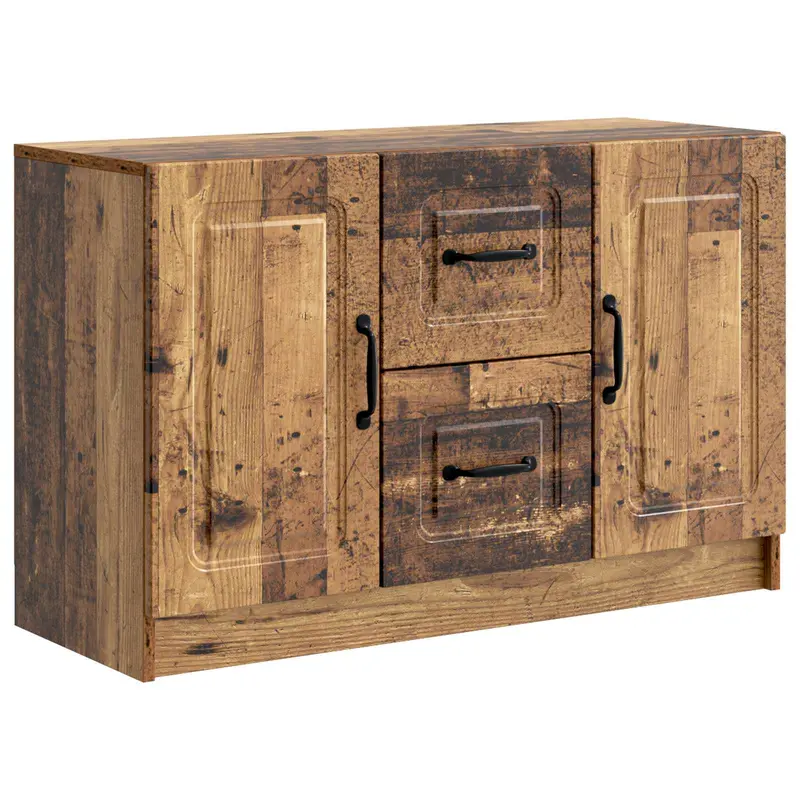 Aparador con cajón Madera envejecida 89 x 34,5 x 57 cm