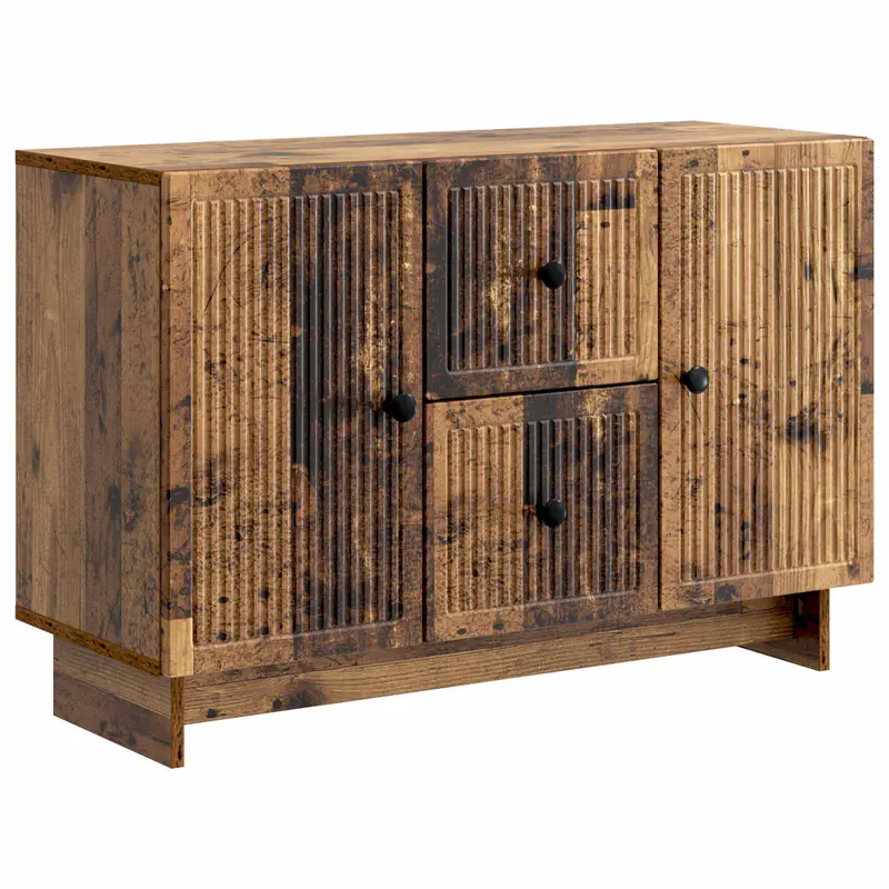 Aparador con cajón Madera envejecida 89 x 34,5 x 60 cm