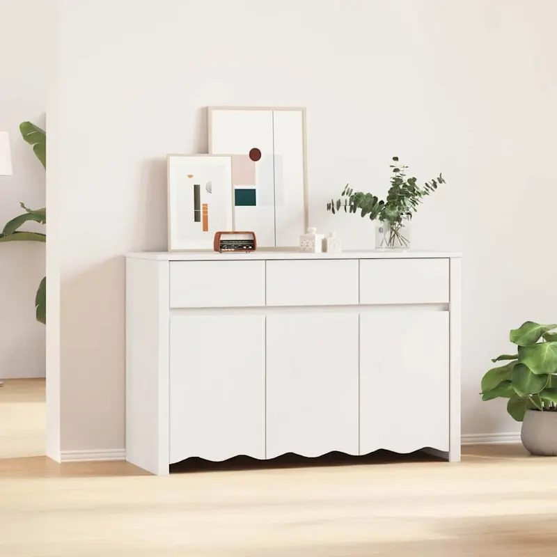 Aparador Drammen 114 x 43 x 75,5 cm Madera maciza de Pino