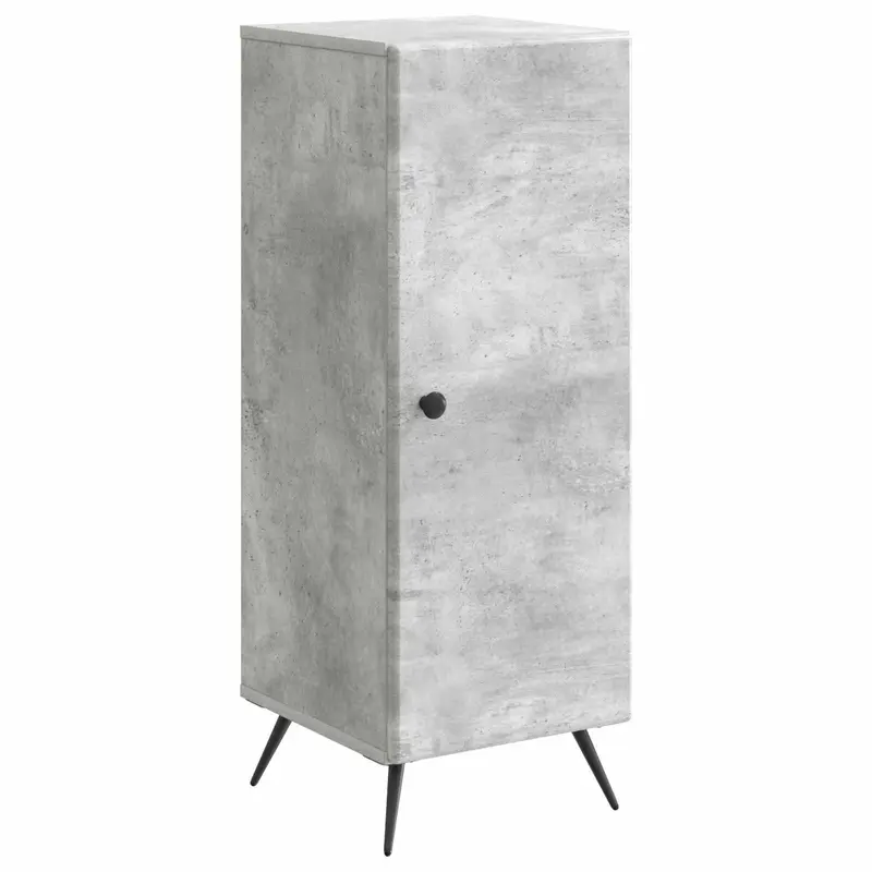 Aparador Gris Hormigón 33 x 34,5 x 90 cm Madera de Ingeniería