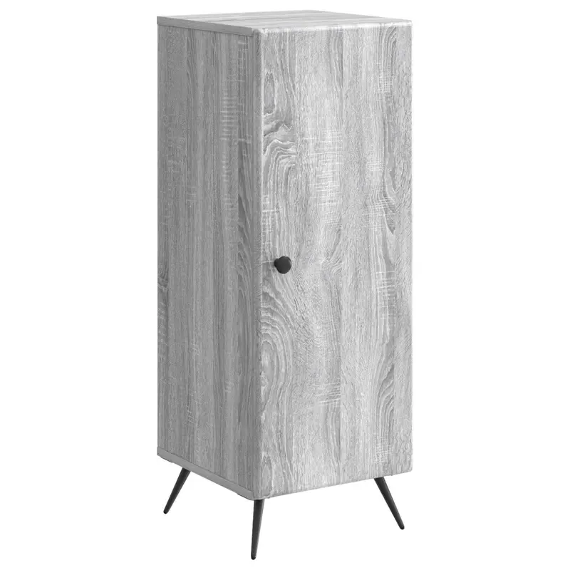 Aparador Gris Sonoma 33 x 34,5 x 90 cm Madera de Ingeniería