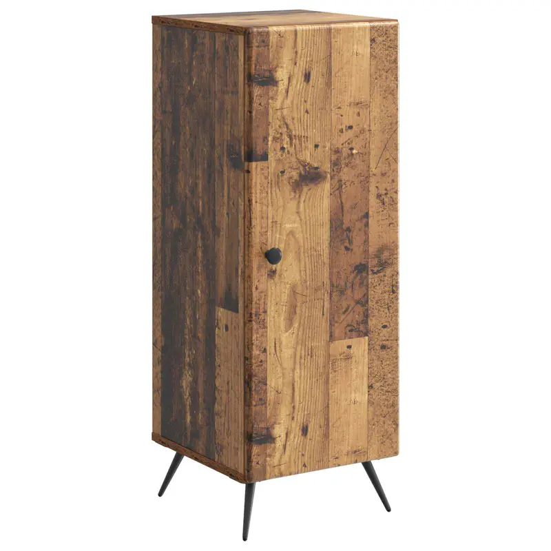 Aparador Madera envejecida 33 x 34,5 x 90 cm