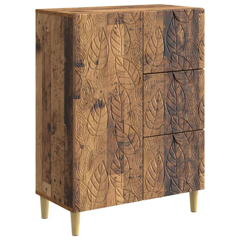 Aparador Madera envejecida 66 x 34,5 x 90 cm