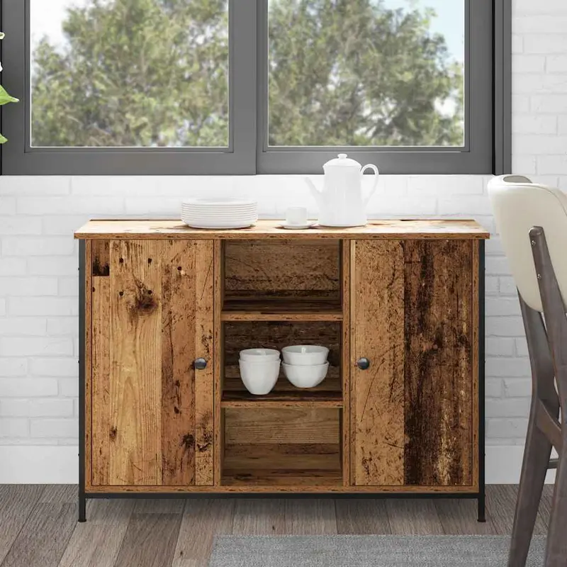 Aparador Madera vieja 100 x 35 x 70 cm