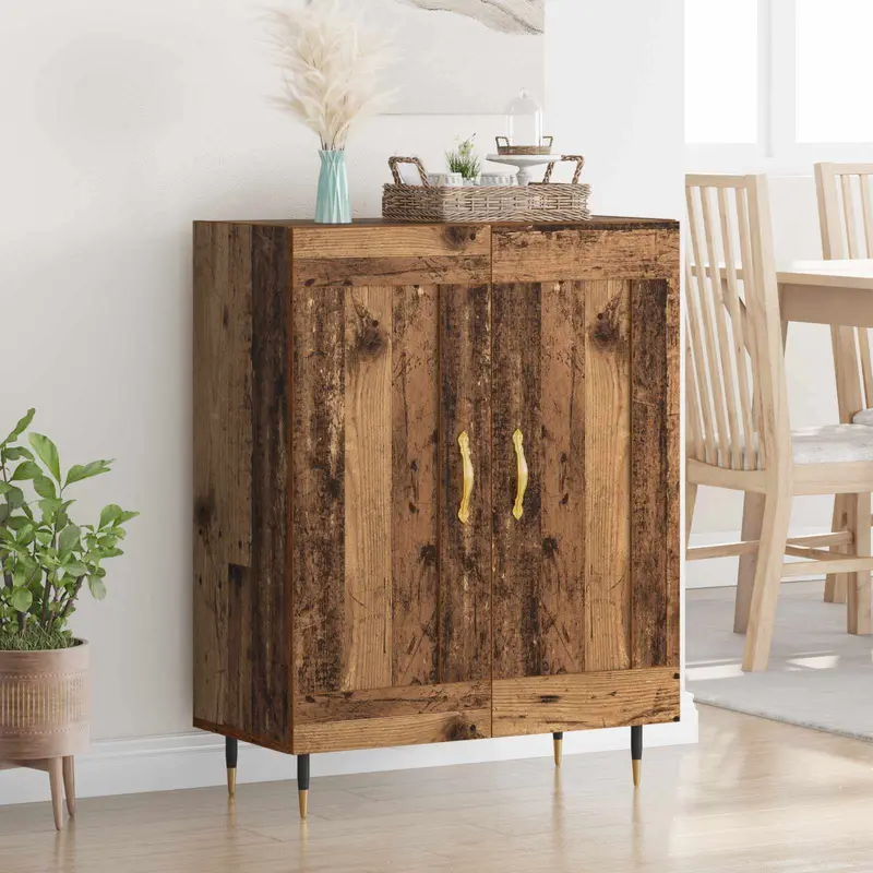 Aparador Madera vieja 69,5 x 34 x 90 cm Madera de ingeniería