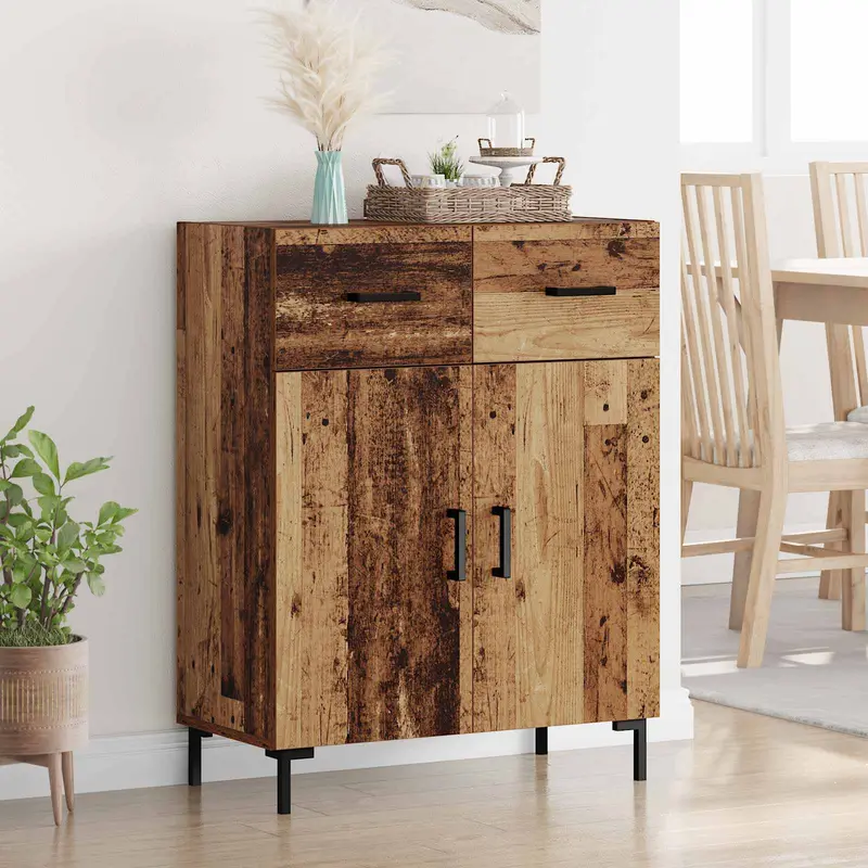 Aparador Madera vieja 69,5 x 34 x 90 cm Madera de ingeniería