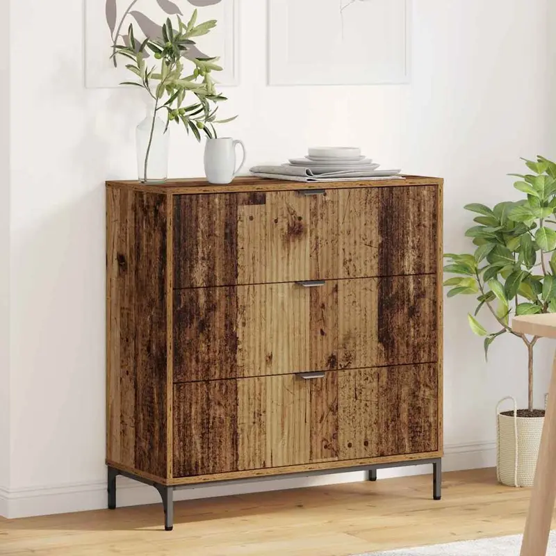 Aparador Madera vieja 79,5 x 33 x 82 cm Madera de ingeniería