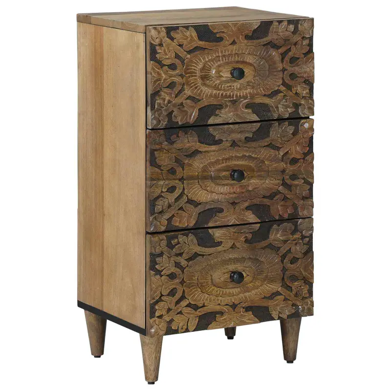 Aparador Marrón 40 x 33,5 x 75 cm Madera de mango maciza